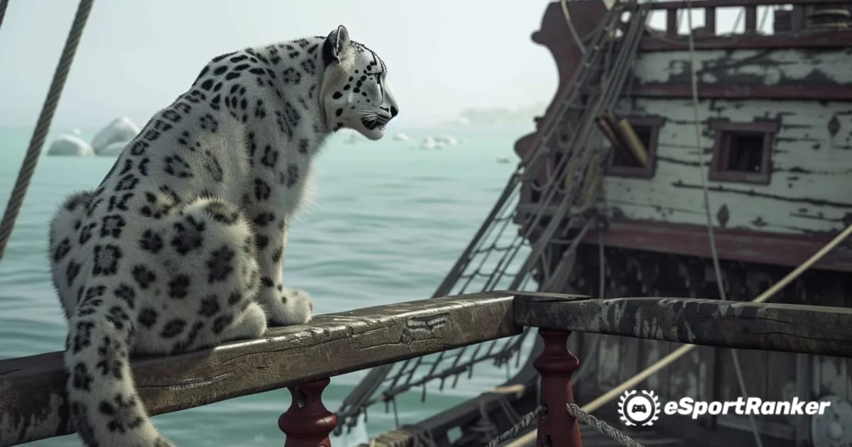 Odklenite hišnega ljubljenčka snežnega leoparda v Skull and Bones: zaželen spremljevalec za vaše dogodivščine